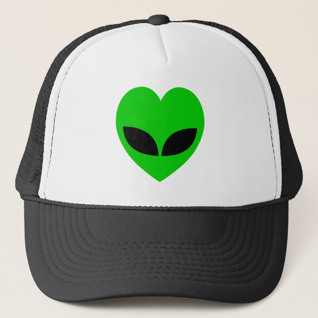 Casquette Dessous de verre en papier Cœur d'amour extraterre (Devant)