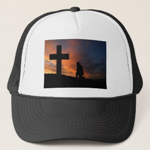 Casquette Destin d'amour de paix de Jésus de croix de foi de
