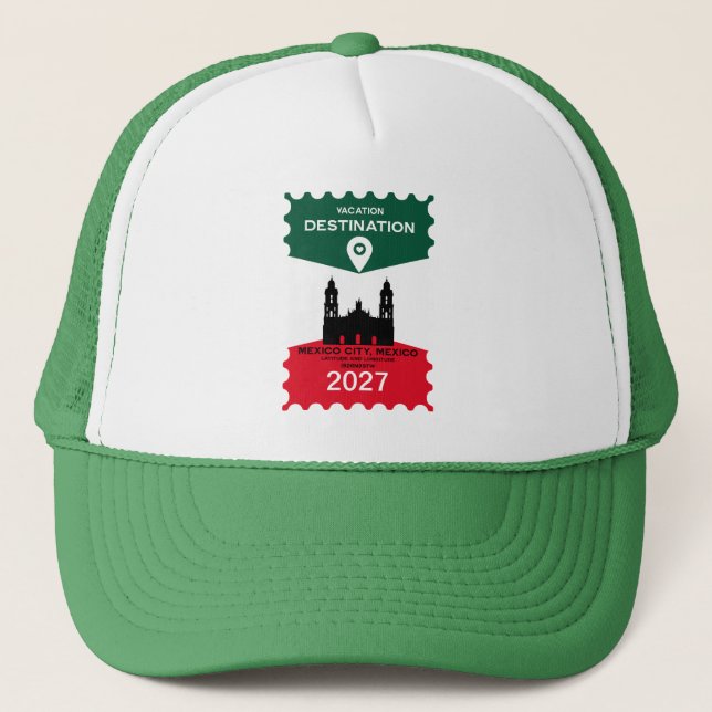Casquette Destination Mexique cadeau de vacances (Devant)