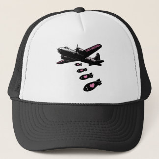 Casquette Détails de l'amour stratégique du bombardier rose