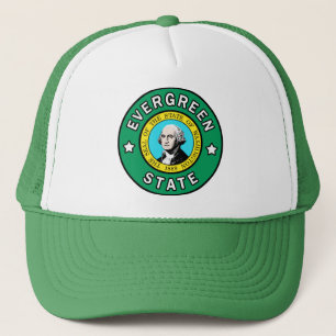 Casquette d'État À feuillage persistant de Washing