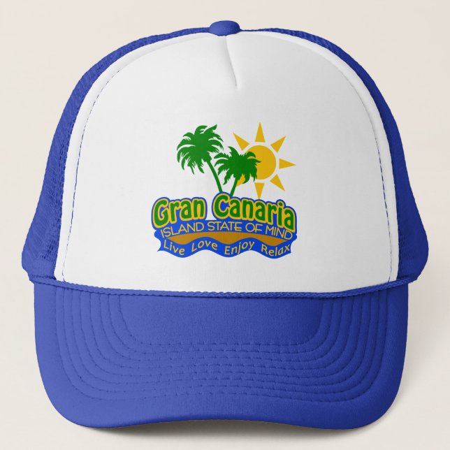 Casquette d'état d'esprit de Canaria de mamie - (Devant)