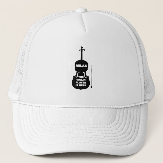 Casquette Détendez-vous Le Joueur de violon est ici (Devant)
