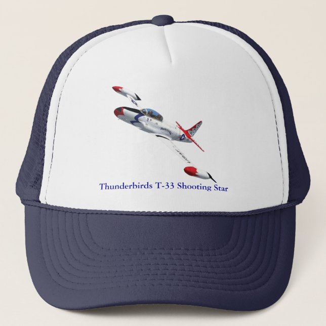 Casquette d'étoile filante des Thunderbirds T-33 (Devant)