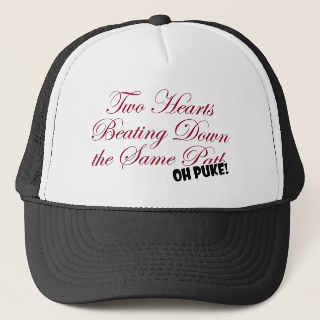 Casquette Deux coeurs (Devant)