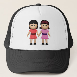 Casquette Deux femmes tenant des mains Emoji