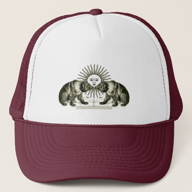 Casquette Deux ours par une journée ensoleillée (Devant)