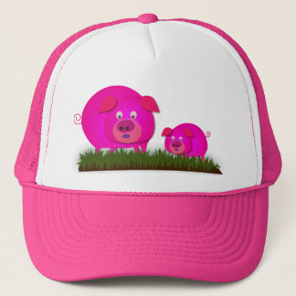 Casquette Deux porcelets mignons