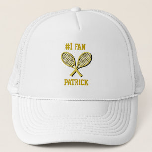 Casquette Deux raquettes de tennis d'or #1 Ventilateur sport