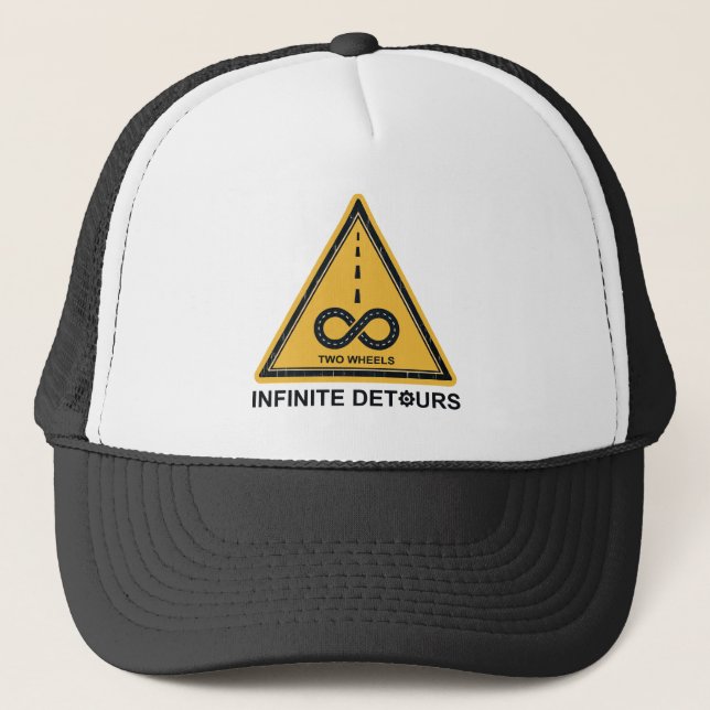 Casquette Deux roues, détours infinis en vélo (Devant)