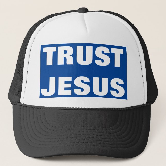 Casquette d'évangélisation de Jésus de confiance (Devant)