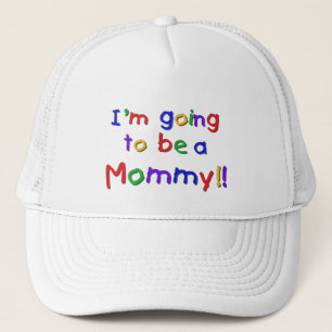 Casquette Devenir une maman couleur primaire