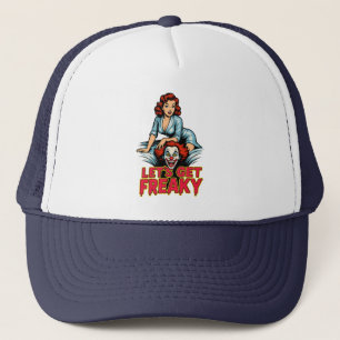 Casquette Devenons Fous – Rétro Pin-Up & Clown Flippant
