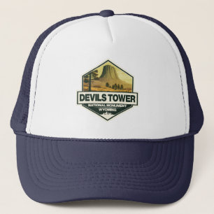 Casquette Devils Tower National Monument Voyage Art Vintage