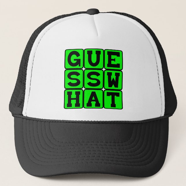 Casquette Devine Quoi, Garder Un Secret (Devant)