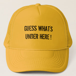 Casquette DEVINEZ CE QUI SE TROUVE ICI, chapeau de camionneu