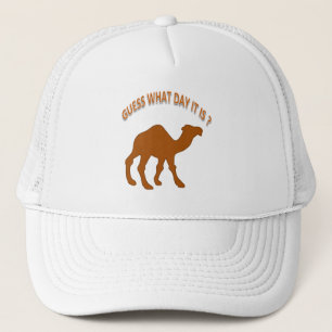 Casquette Devinez quel jour c'est ? Camel de la Journée de l