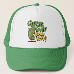 Casquette Devinez quoi_ Fessier de cornichon ! Concombre drô