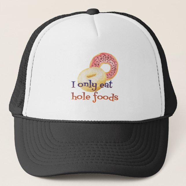 Casquette Devis de donut amusant (Devant)