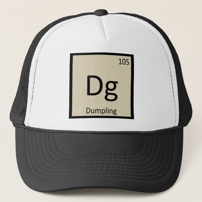 Casquette Dg - Chimie de l'apéritif de ravioli Tableau pério (Devant)