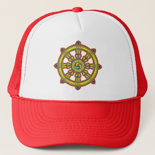 Casquette Dharma bouddhiste Chakra (Devant)