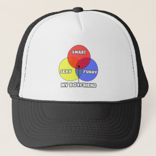 Casquette Diagramme de Venn .. Mon petit ami