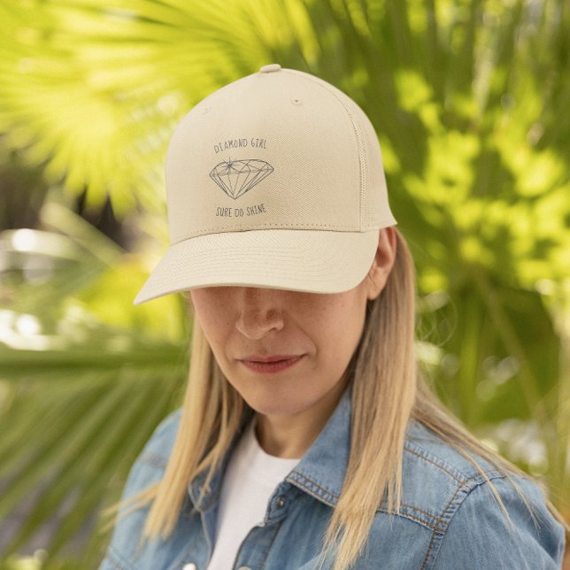 Casquette Diamond Girl Shine personnalisée (Créateur téléchargé)