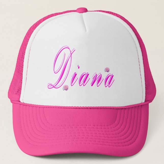 Casquette Diana Girls Name Logo, (Devant)
