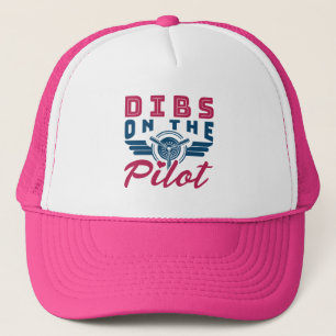 Casquette Dibs sur l'aviatrice pilote
