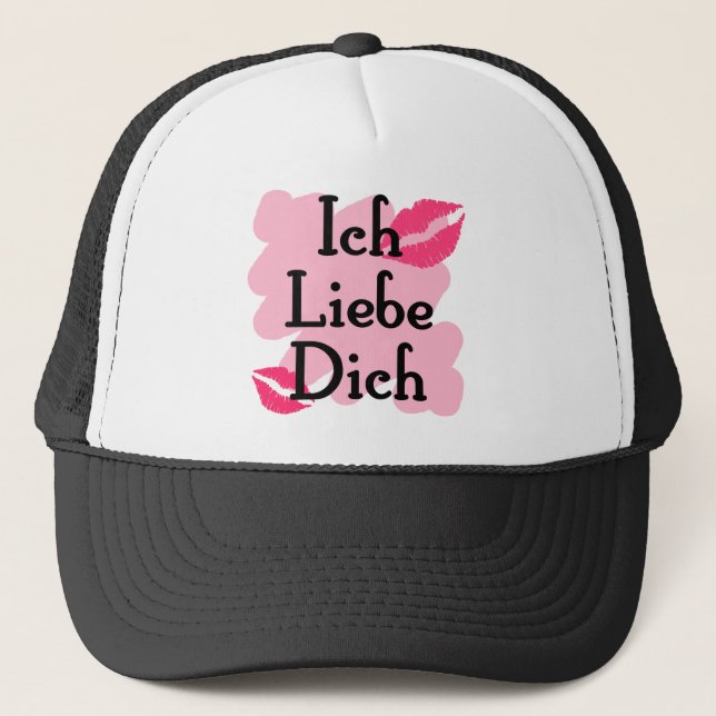 Casquette dich de liebe d'ich (Devant)