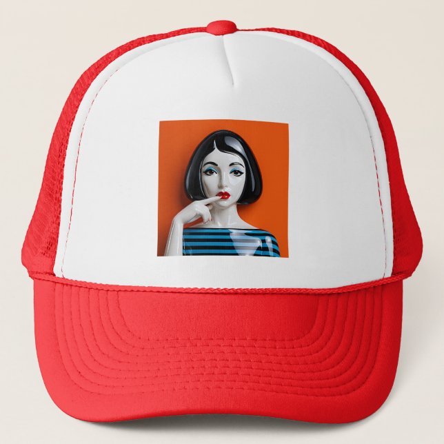Casquette d'icône d'art pop (Devant)