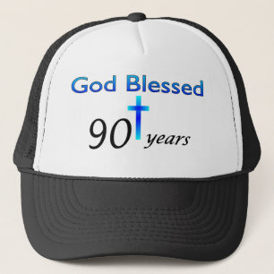 Casquette Dieu a béni 90 ans de cadeau d'anniversaire