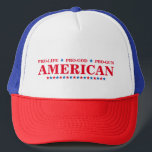 Casquette Dieu Anti-avortement Arme Américaine Rouge Blanc B<br><div class="desc">Pro-Life,  Pro-God,  Pro-Gun,  américain,  patriotique,  fier,  rouge blanc et bleu,  étoiles,  casquette de chapeau de camionneur. Fait un cadeau cool pour la famille,  les amis et vous-même.</div>