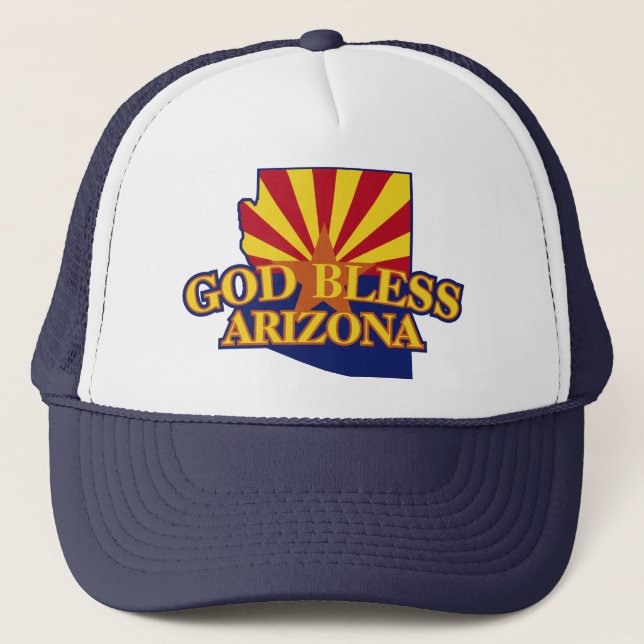 Casquette Dieu bénissent l'Arizona (Devant)