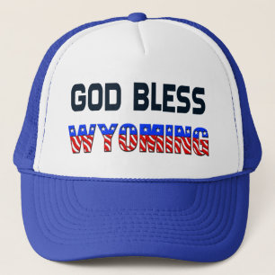 Casquette Dieu bénissent le Wyoming