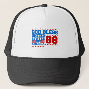 Casquette Dieu Bless United States Of America 88