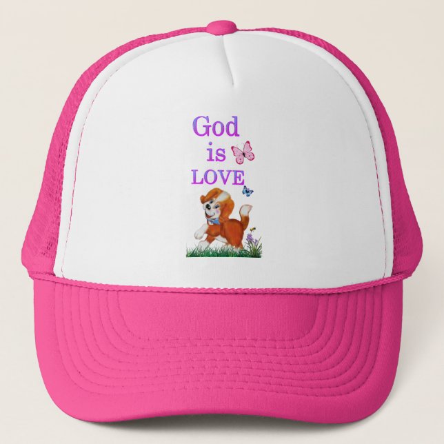 Casquette Dieu est amour (Devant)