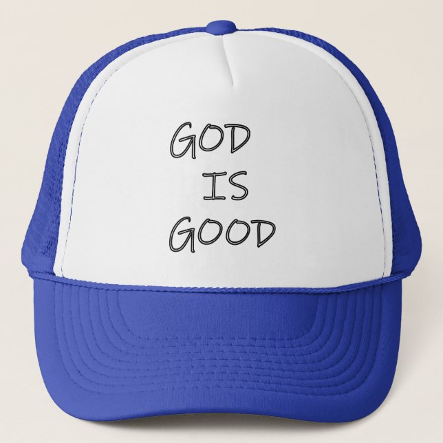 Casquette DIEU est bon - chrétien (Devant)