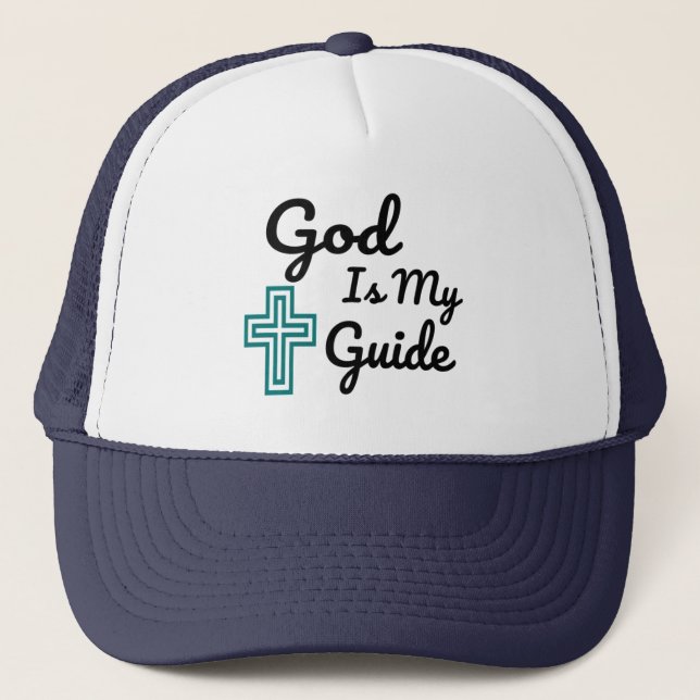 Casquette Dieu est ma croix guide (Devant)