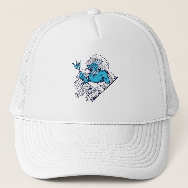 Casquette Dieu Poseidon (Devant)