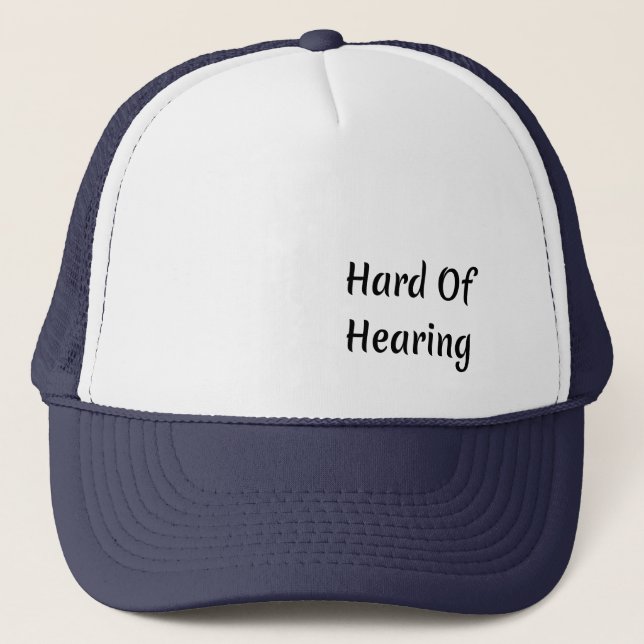 Casquette Difficile à entendre (Devant)