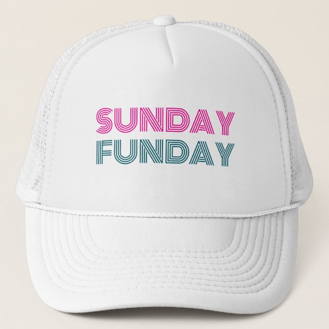 Casquette Dimanche Fun Drôle Personnaliser (Devant)