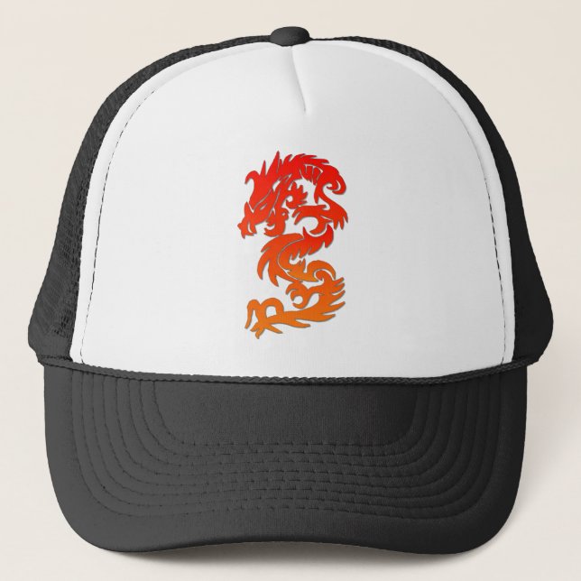 Casquette d'incendie de dragon chinois (Devant)