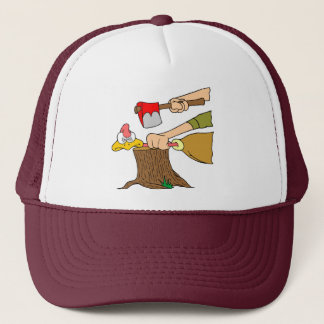 Casquette Dinde de thanksgiving obtenant la hache