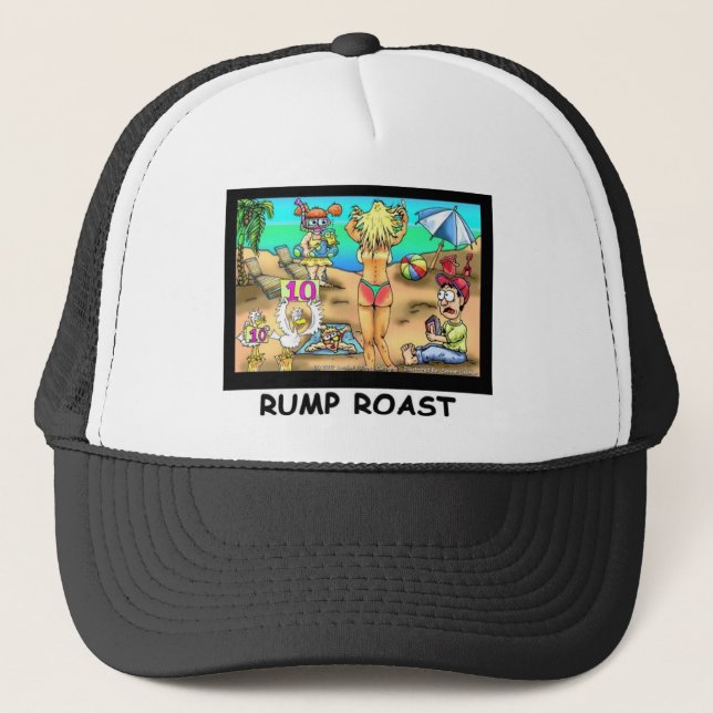 Casquette Dinde fessière de Bikini T-shirts drôles décalés e (Devant)