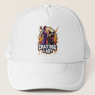 Casquette Dingue Femme De Chien Avec Son Chien De Garde De F