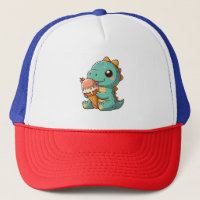 Dino mignonne de glace mangeur
