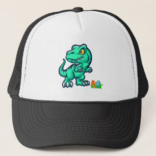 Casquette dinosaure avec des œufs
