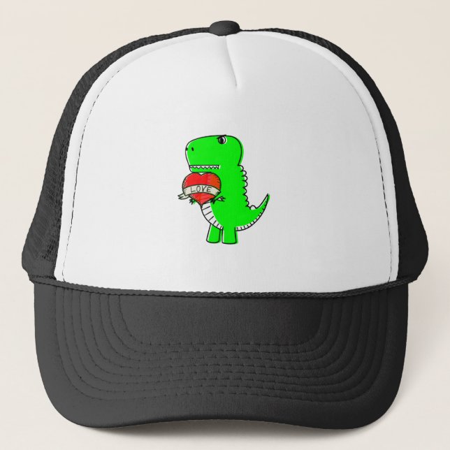 Casquette Dinosaure de la Journée des Véntines (Devant)