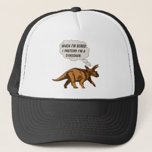 Casquette Dinosaure drôle de Triceratops
